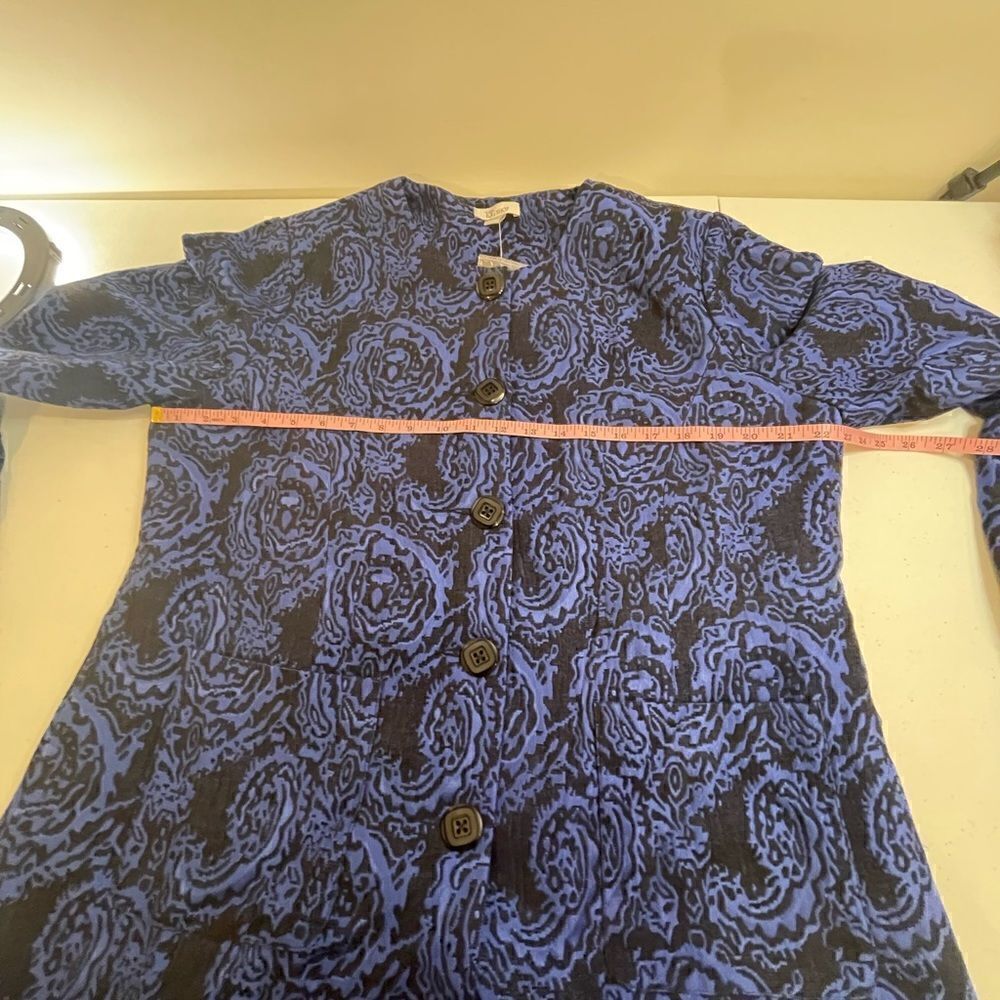 The TOG Shop blue black button jacket size 18 new - Picture 3 of 6